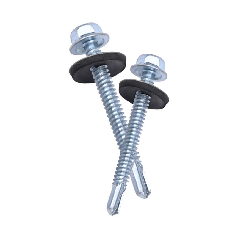 Sexkantiga brickhuvud Självborrande skruvar Sexkantiga brickhuvud Självborrande skruvar