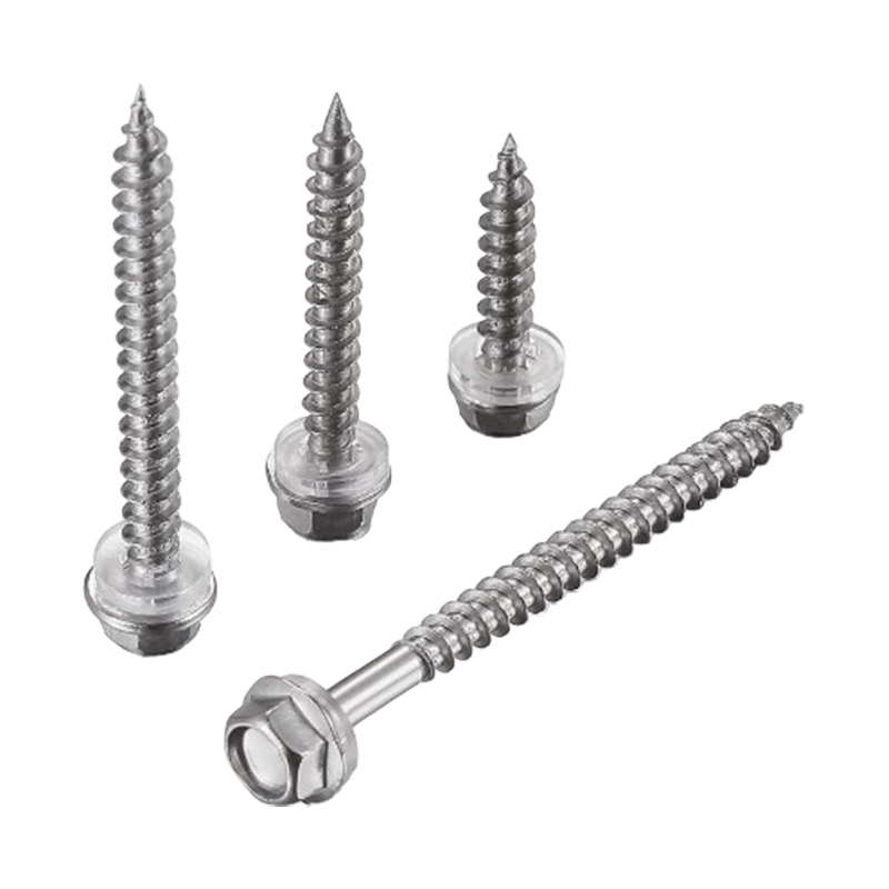 SUS410 sexkantsbrickhuvud självgängande skruvar